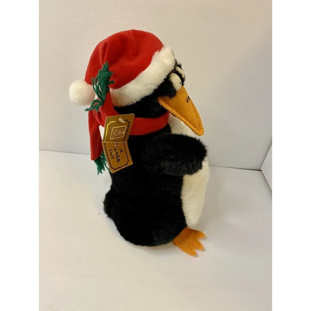 Fiesta 11” Christmas Xmas Penguin Plush Stuffed Animal‎ Xs8172 American Wego